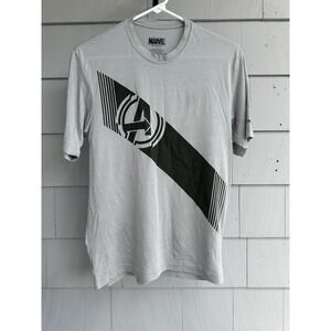 Disney California Adventure Avengers Campus Gray‎ Logo Tshirt, Size Small